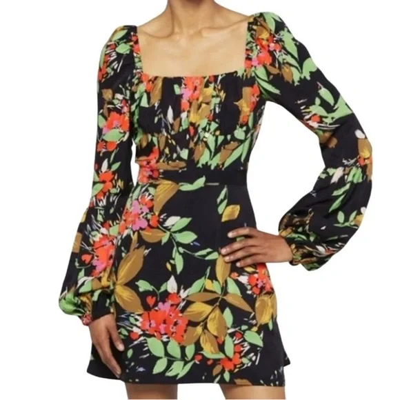 Floral Black Dress - Picture 2 of 5